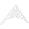 Ekena Millwork Pitch Bordeaux Architectural Grade PVC Gable Pediment, 60"W x 27 1/2"H x 1"P (11/12) GPP060X028X100BOR - alternate 1